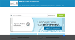 Desktop Screenshot of aappediatricbuyersguide.com